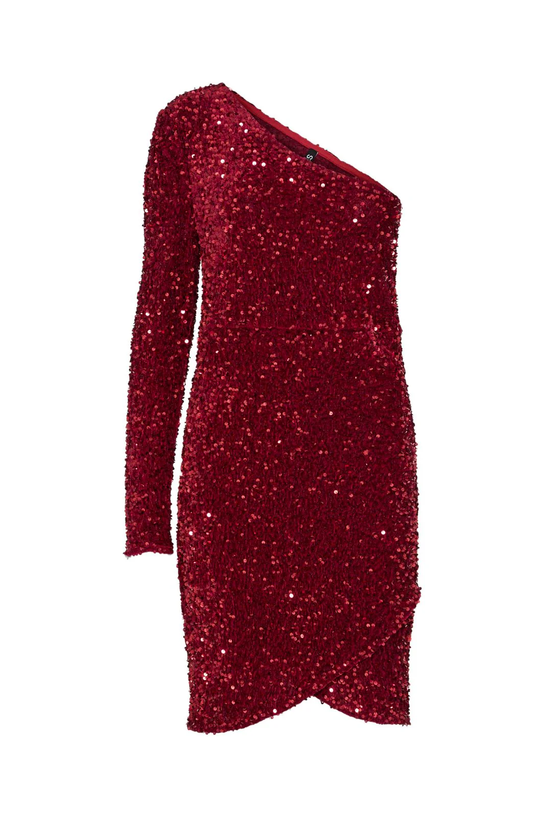 Pieces Pcstella Ls One Shoulder Dress