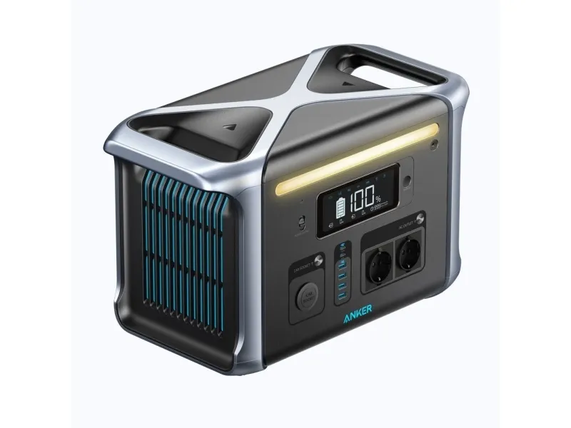 Anker PowerHouse 757 - Transportabel strømstation - 1500 W - AC 220-240 / DC 11-30 V - litiumjernfosfat - 1229 Wh - output-stikforbindelser: 13