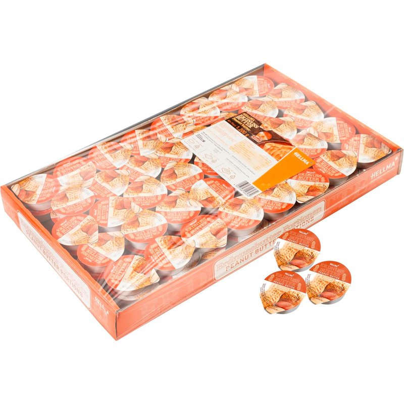 Beurre de cacahuète, 80 portions, dans un carton