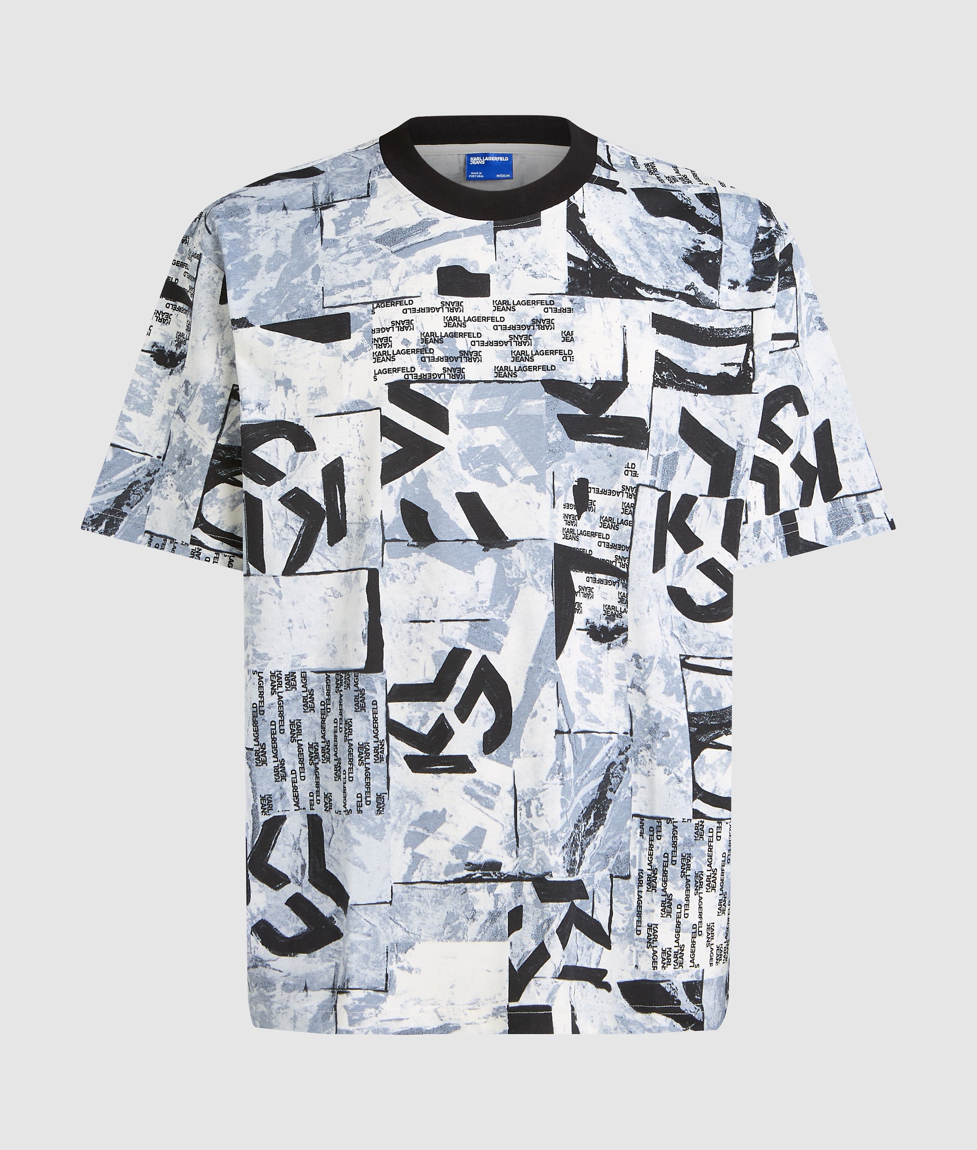 Relaxt t-shirt met all-over Monogram