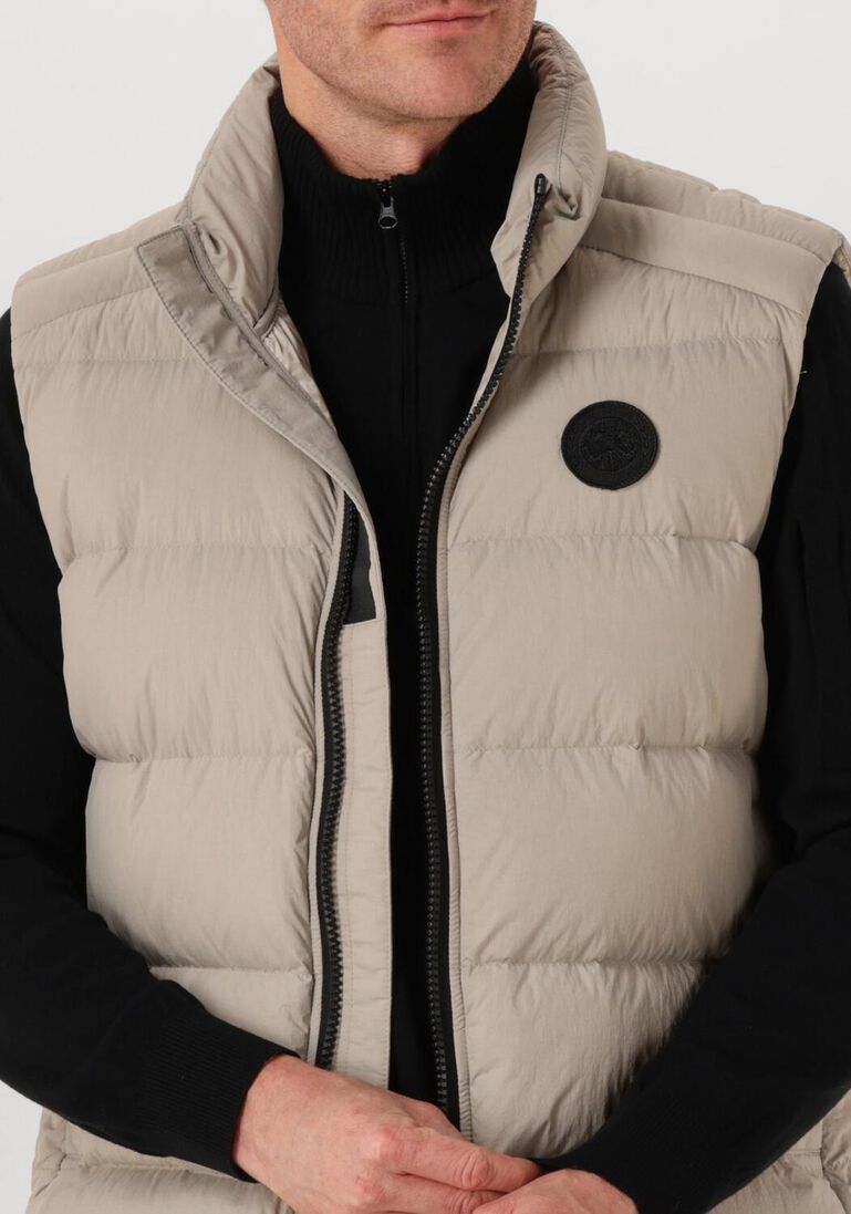 beige canada goose bodywarmer crofton vest bodywarmer
