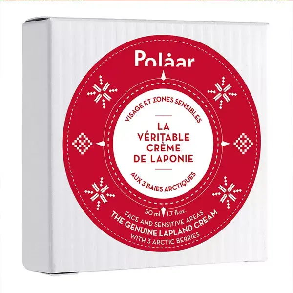 Creme facial Polaar Lapland, autêntico com 3 bagas árticas, 50ml