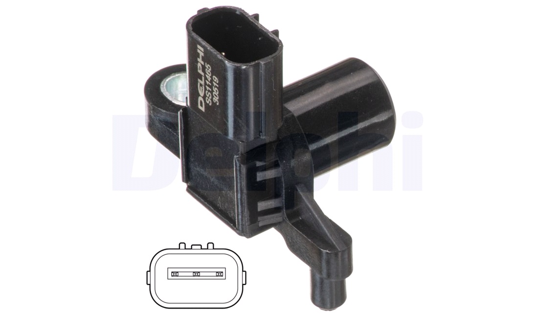 Sensor, knastakselposition