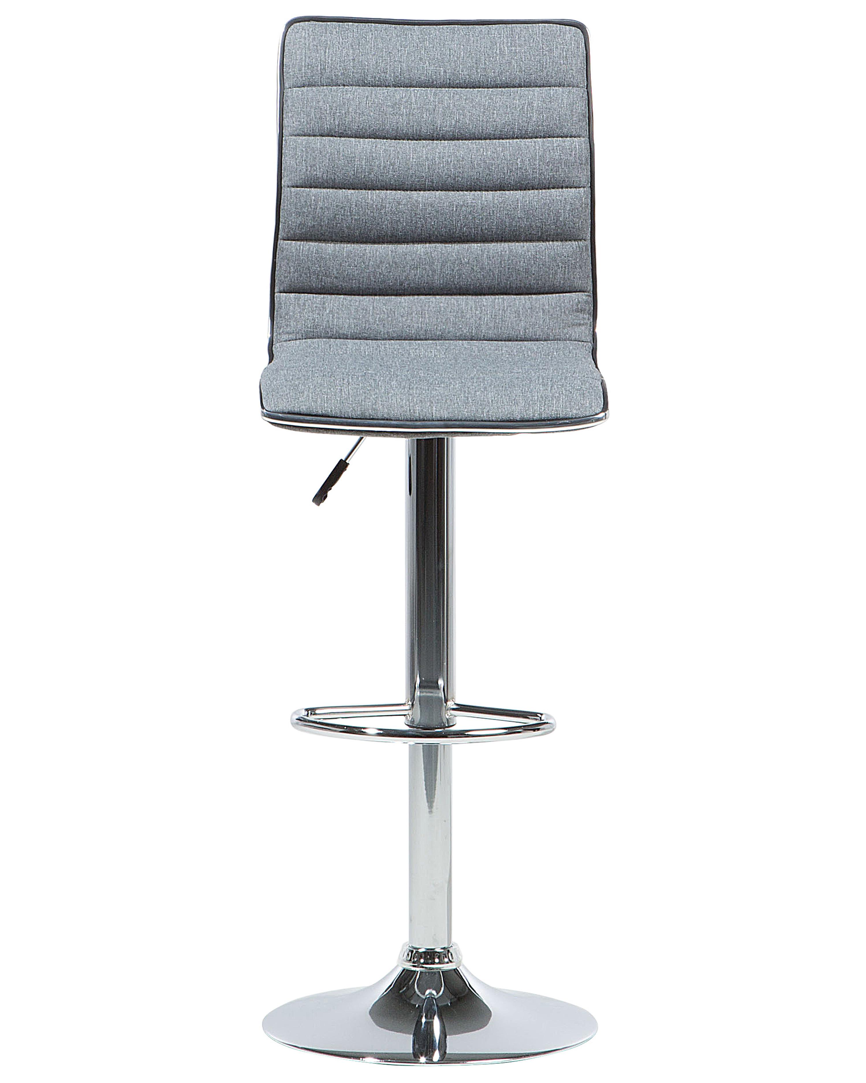 Set van 2 barstoelen LUCERNE draaibaar Grijs