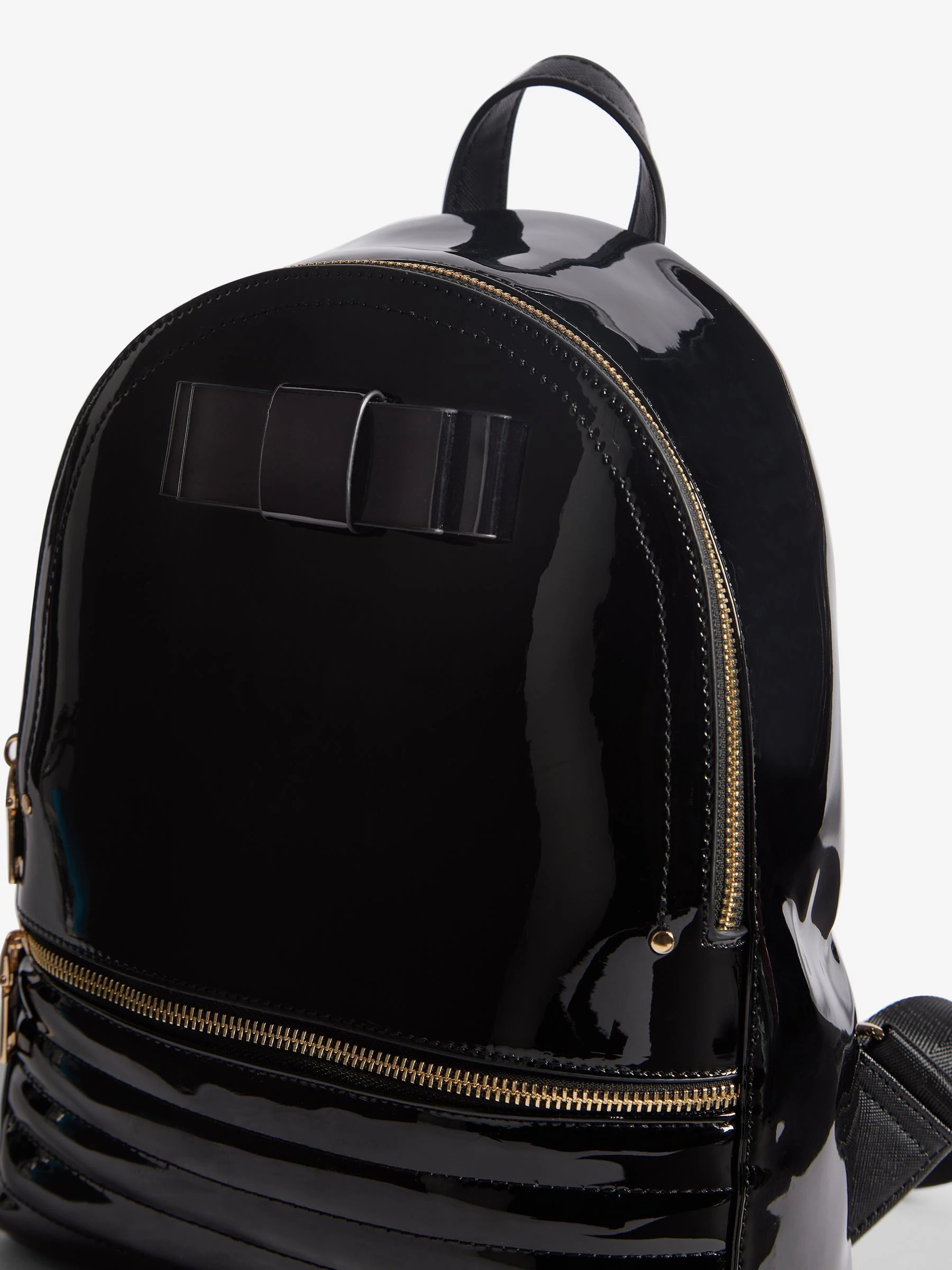 Zwart - Lipsy Bow Detail School Backpack