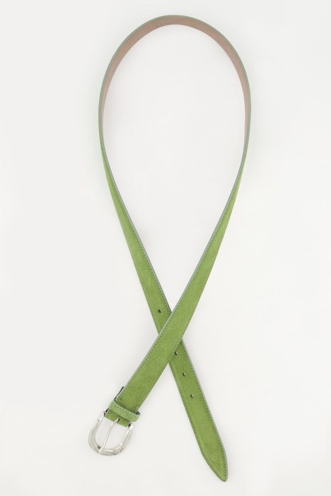 Gürtel, Suede, Velourslederoptik, Metallic-Schließe