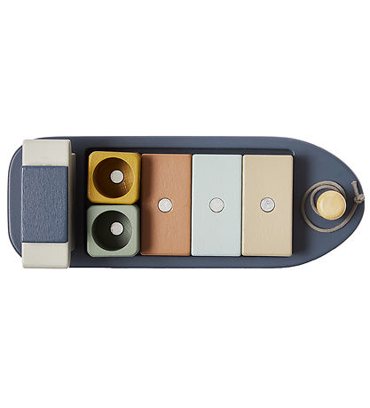 Flexa Containerschiff - Holz - Play - 6 Teile - Multi
