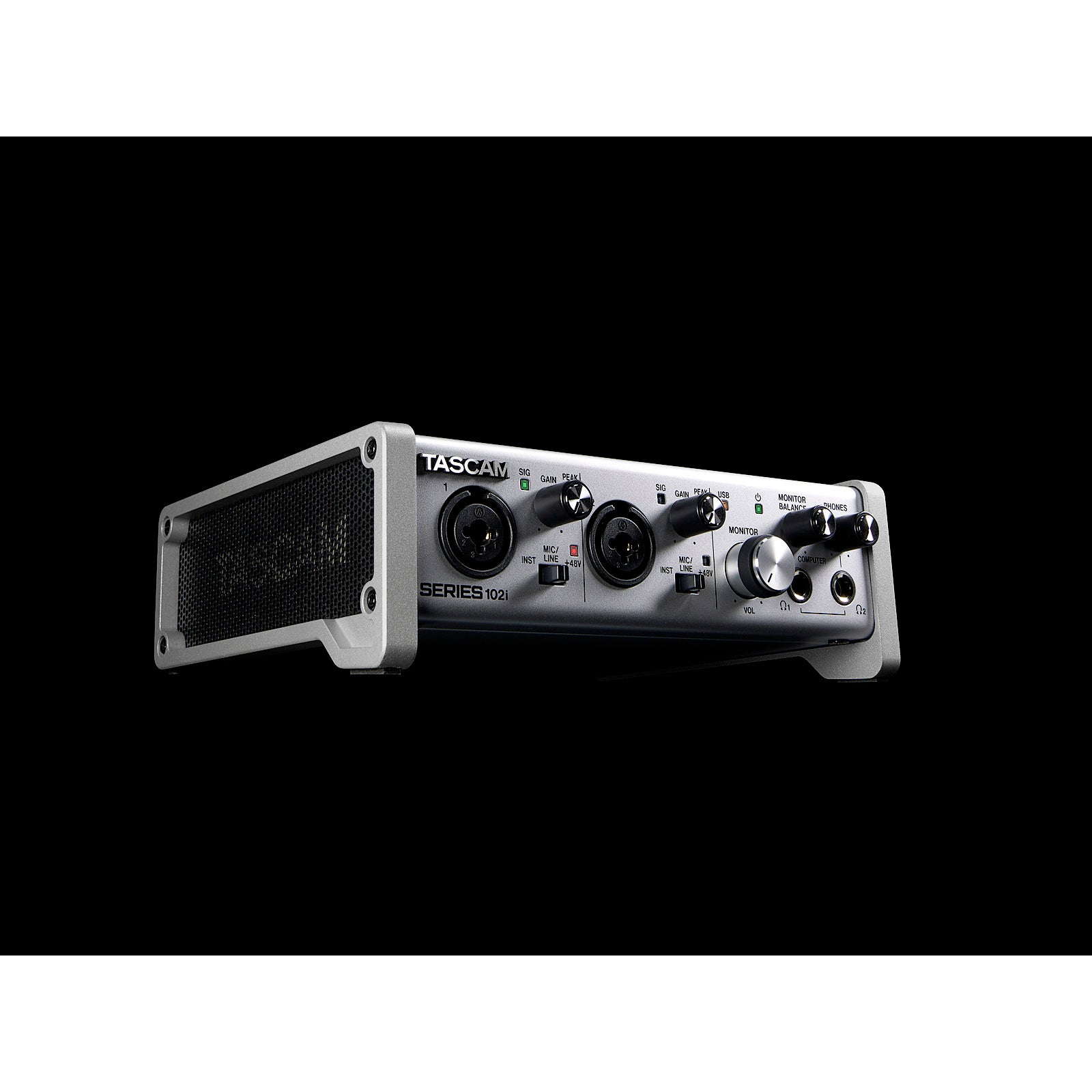 Tascam Series 102i USB audio/MIDI interface met DSP mixer