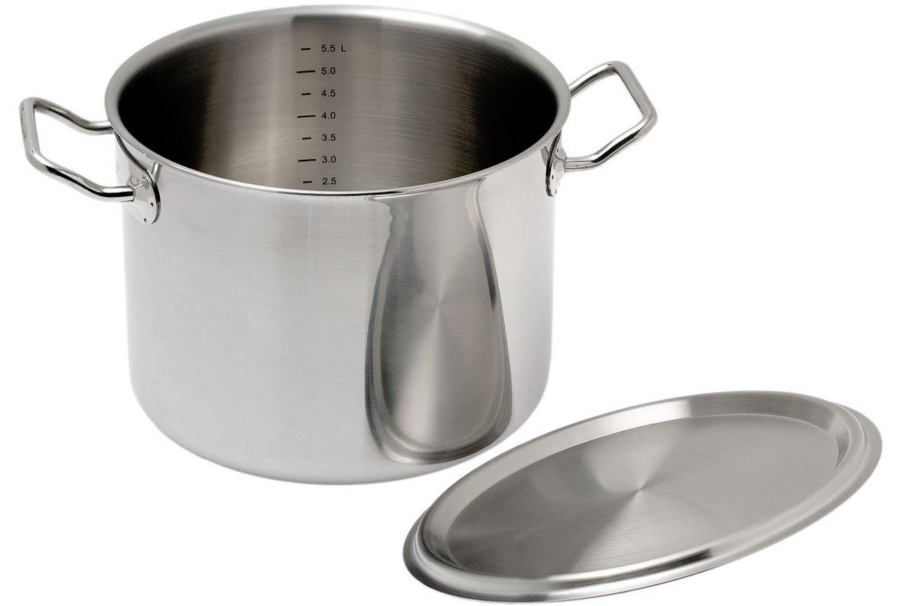 Spring Brigade Premium kookpan met deksel 22 cm, 6,5L