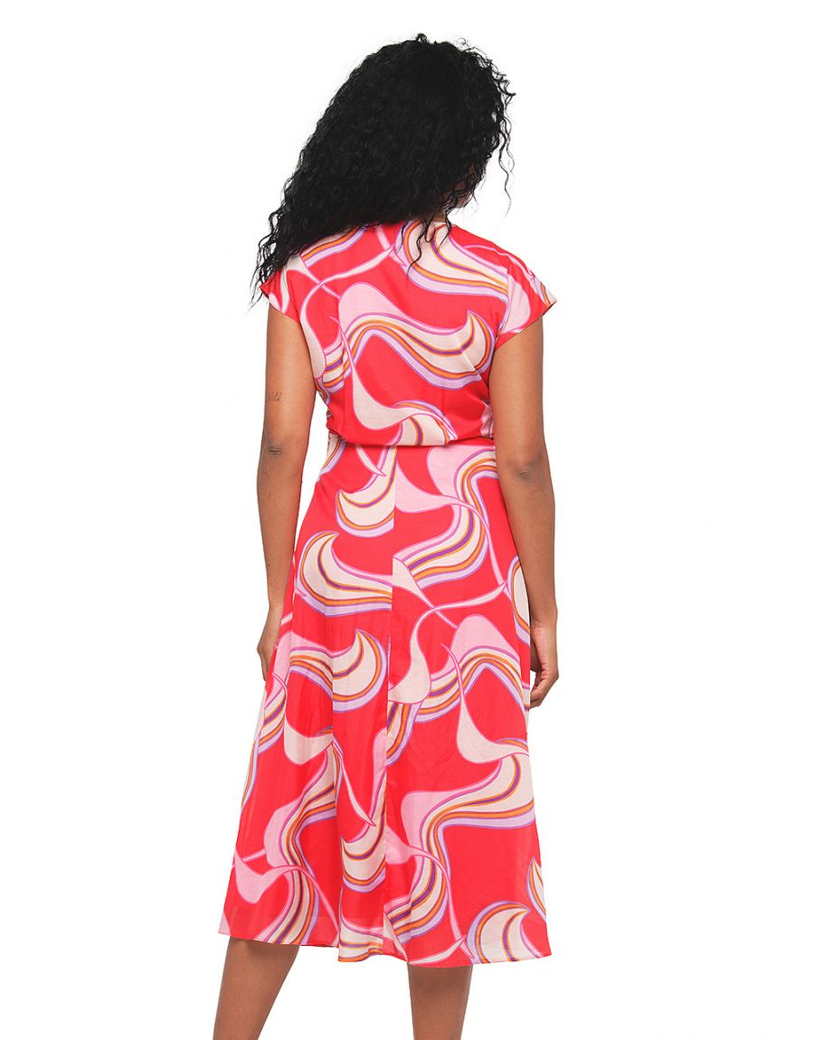 Robe longue rose chic
