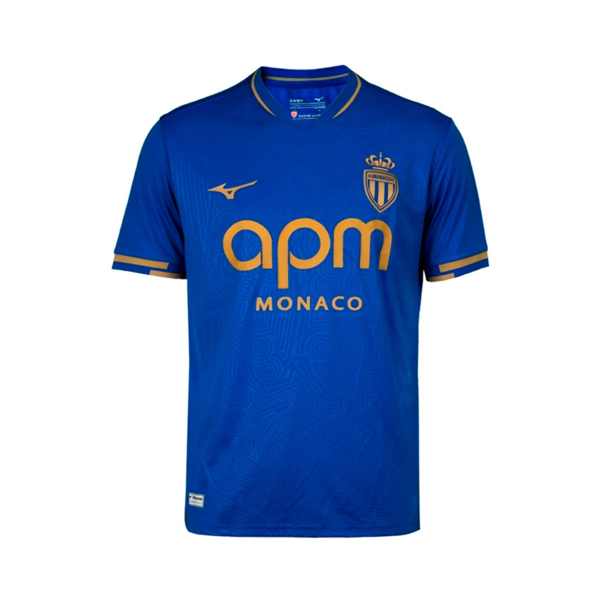 Camisola Mizuno AS Monaco Segundo Equipamento 2025-2026 Criança