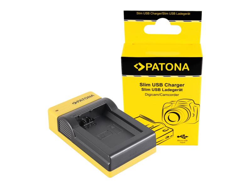 Patona Ladegerät Slim Micro-USB Sony NP-FW50 Slim Micro-USB Charger Sony NP-FW50