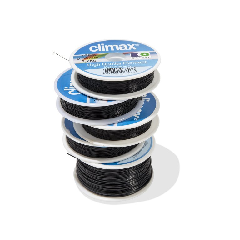 Climax Polyamid Perlonfaden, schwarz