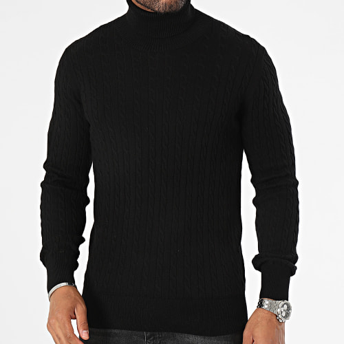 Pull Col Roulé PLBEALEY2 Noir