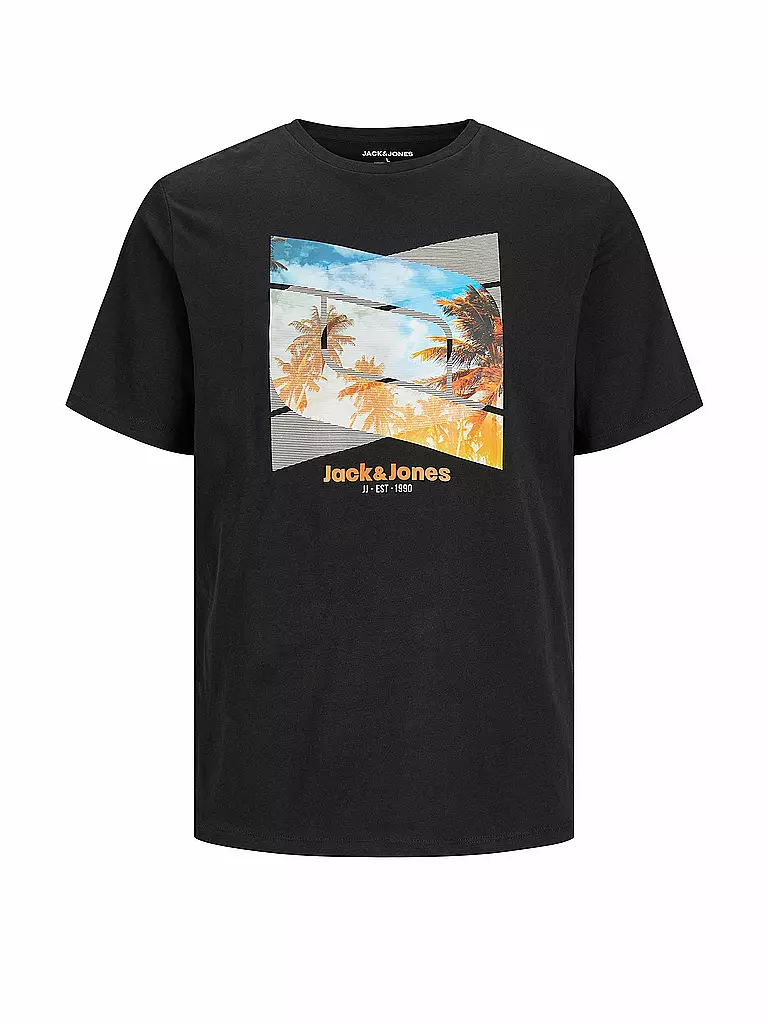 JACK & JONES T-Shirt JJCELLOX schwarz
