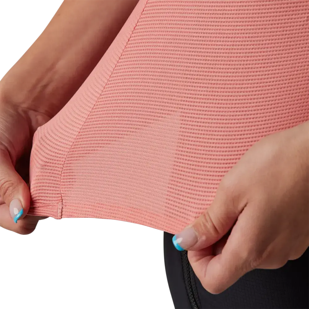 Fox Flexair Ascent MTB Fietsshirt Korte Mouwen Roze Dames