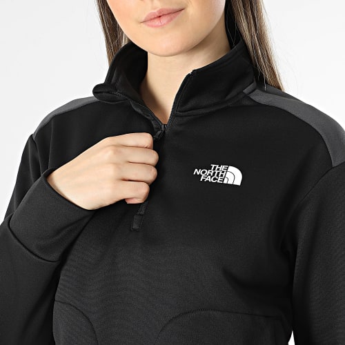 Sweat Col Zippé Reaxion Noir
