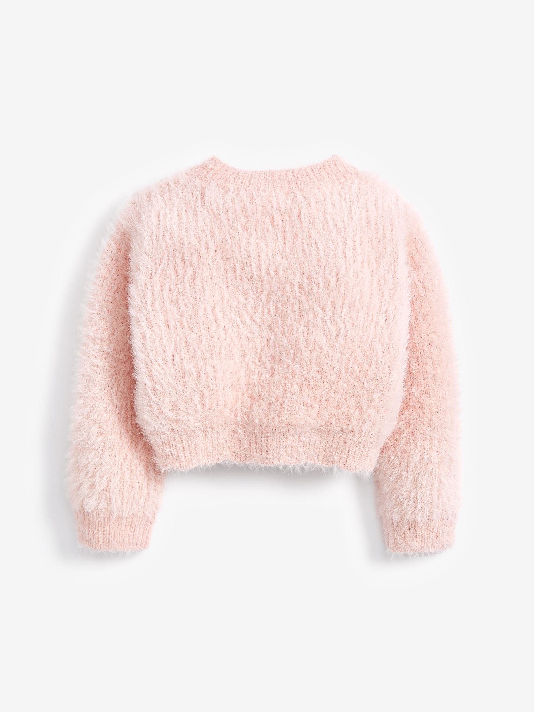 Roze - Donzig vest met bolero (12 mnd- 16 jr)