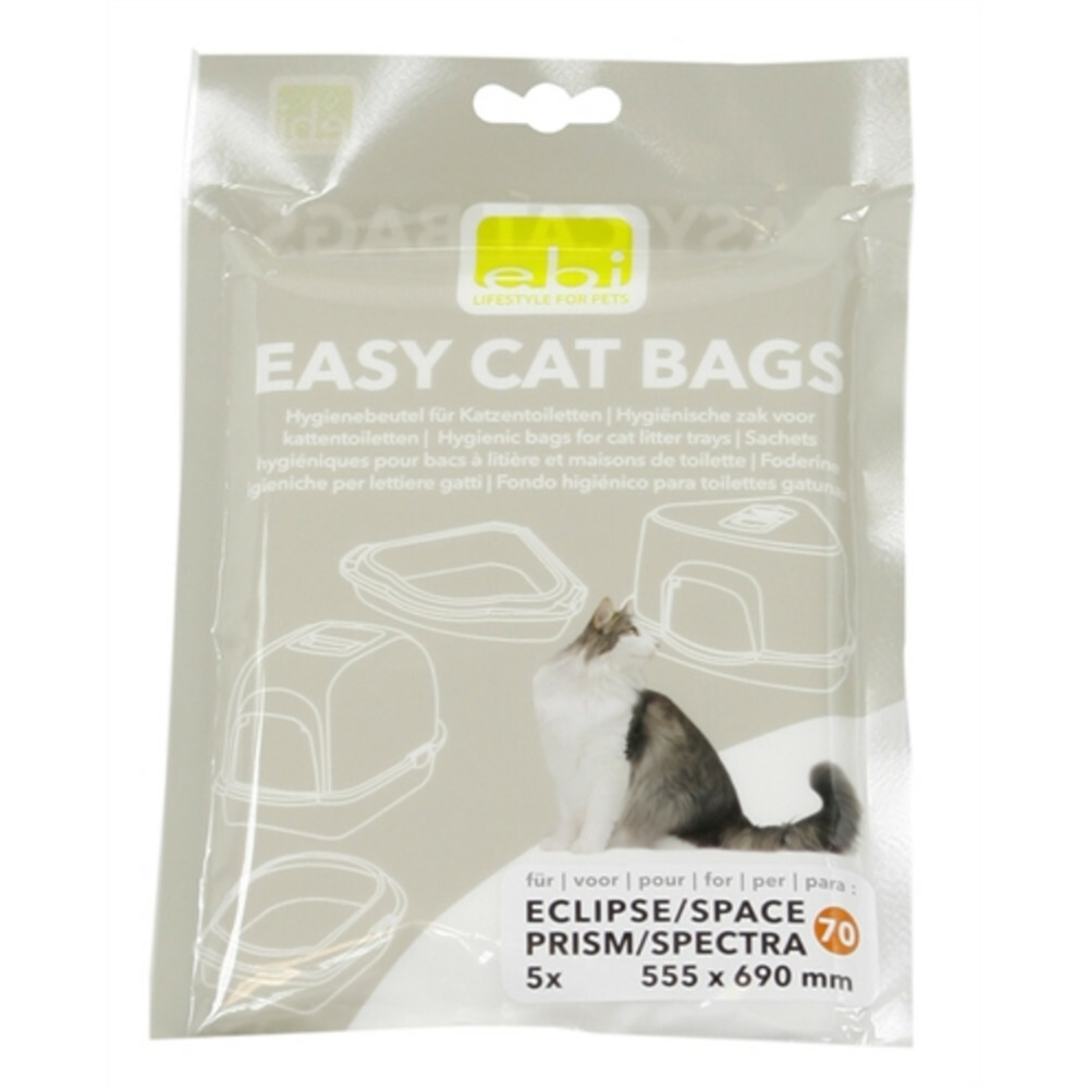 Ebi Easy-cat Kattenbakzakken Jumbo5 stuks
