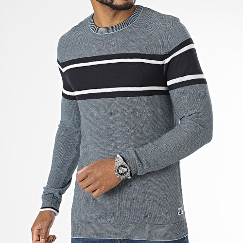 Pull Logan Spring Knit Bleu Chiné