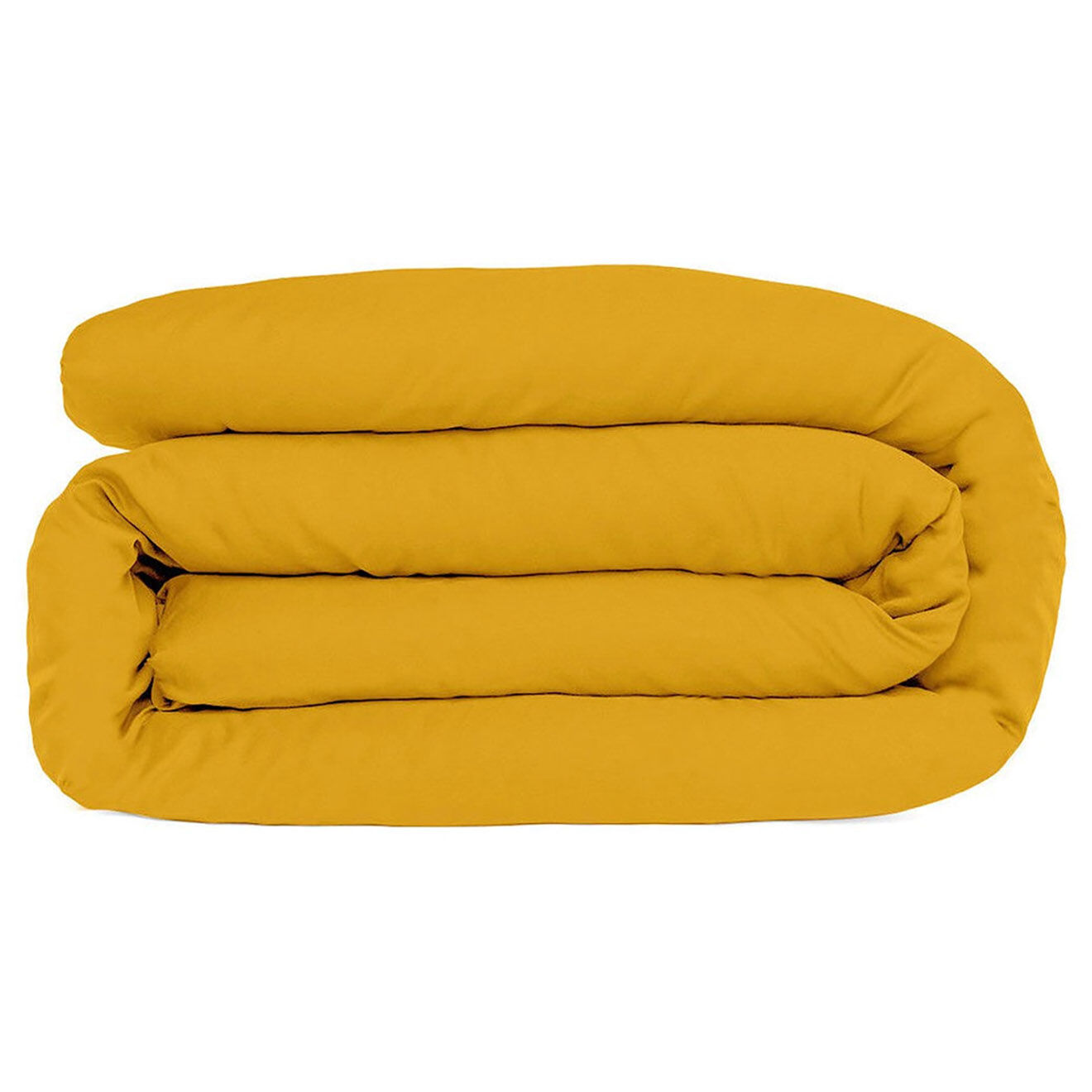 Febronie Housse de couette en Satin de Coton Julia jaune