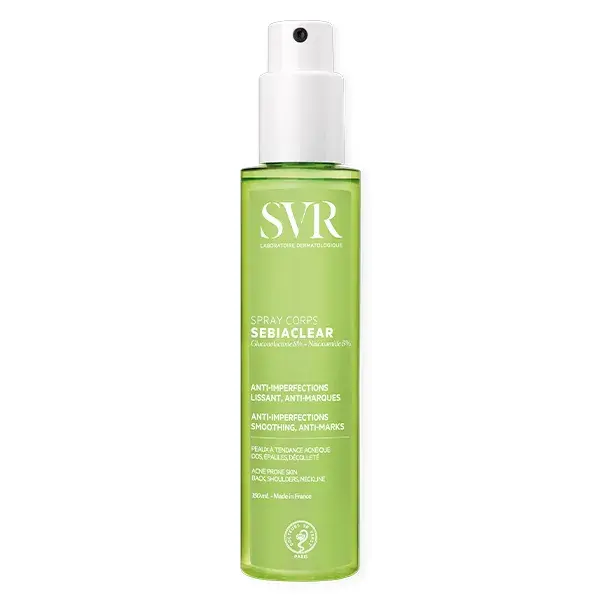 SVR Sebiaclear Spray Corps Anti-Imperfections Purifiant Désincrustant 150ml