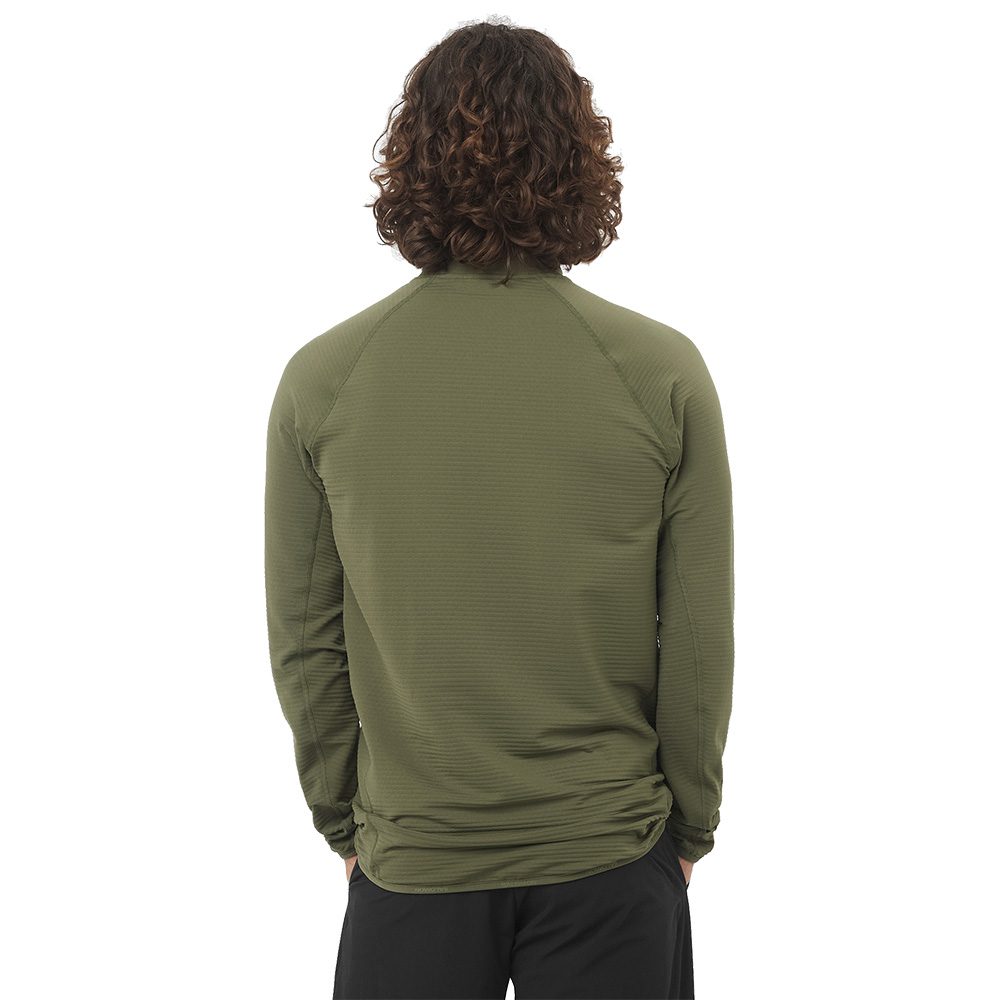 Salomon Essential Lightwarm Midlayerjacke Herren grape leaf