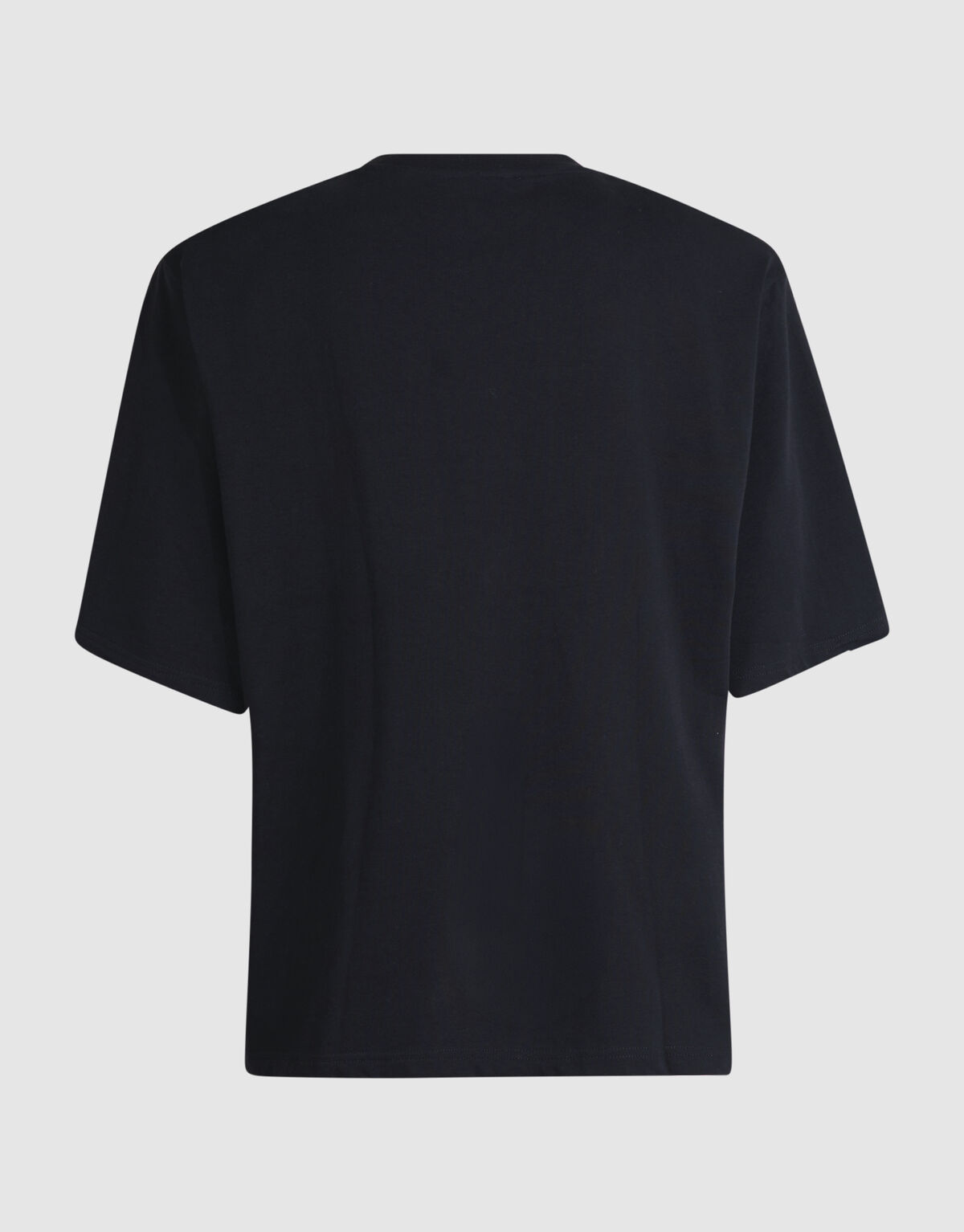 Split T-shirt Zwart