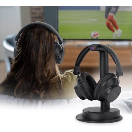 Casque TV Muse PACK DEUX AVEC BASE DE CHARGEMENT ET D''EMISSION