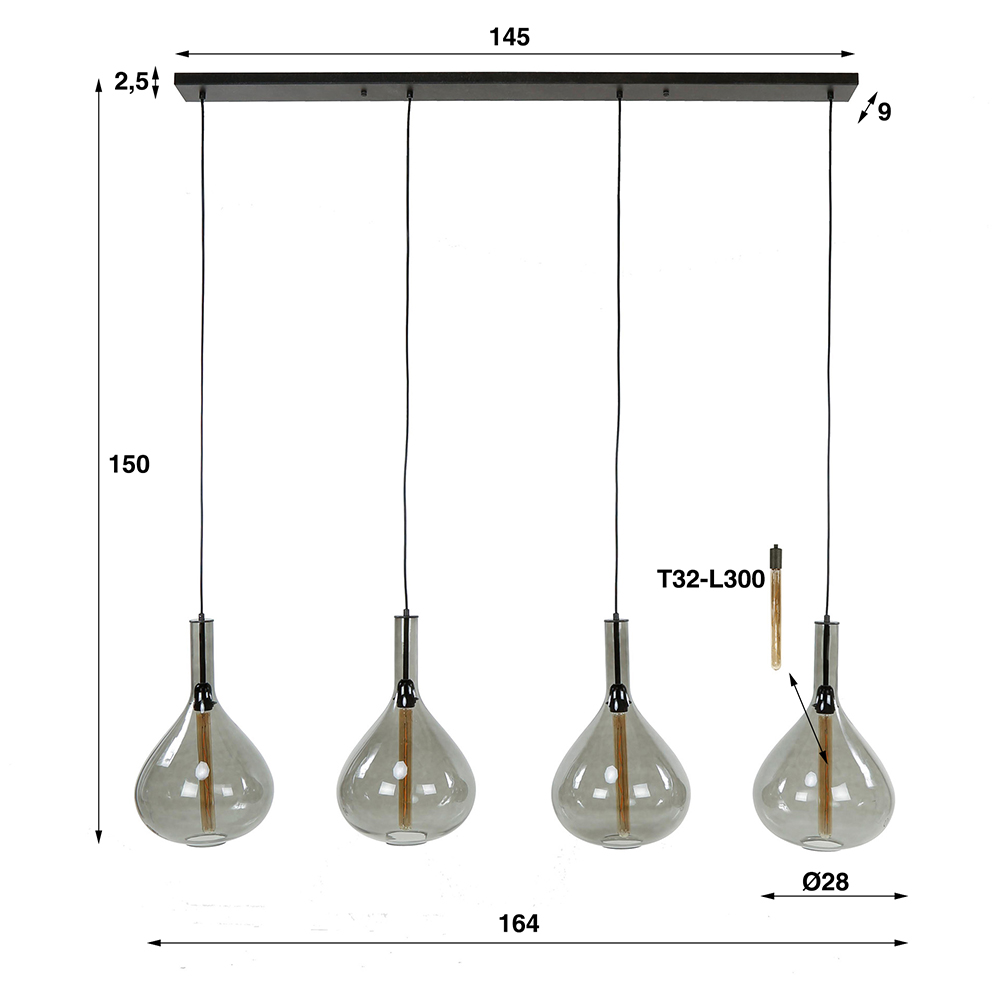 Hanglamp Decanter