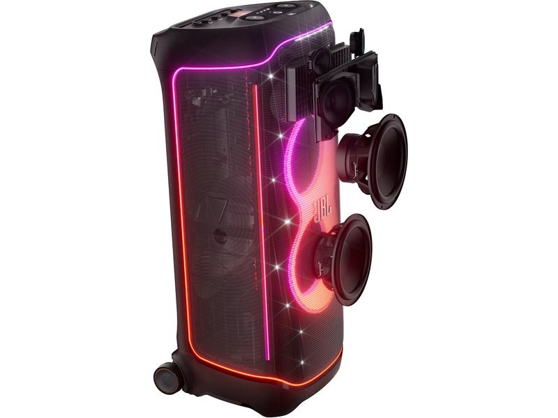JBL Bluetooth Speaker PartyBox Ultimate Schwarz Fulminanter Partylautsprecher mit druckvollem Sound und multidimensionaler Lichtshow