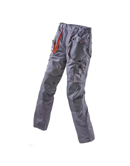 Terra Trend Job Heren Werkbroek Donkergrijs&Zwart&Oranje - Werkkleding