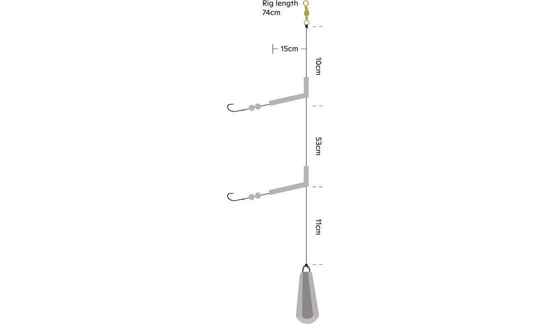 Rig Sabiki Classic 40g white pearl