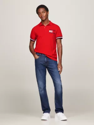 Polo Slim Fit com Detalhe de Logo