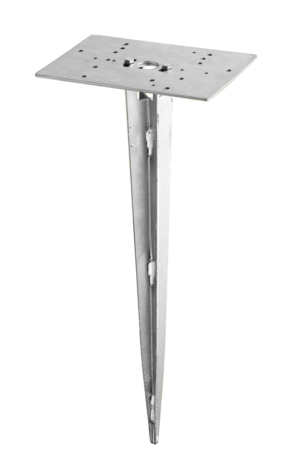 Universal-Erdspieß - Nickel matt - 40,5 cm