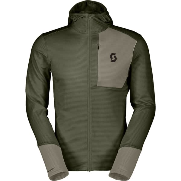 Veste polaire SCOTT DEFINED LIGHT M'S HOODY DOUGLAS GREEN/DUST GREY