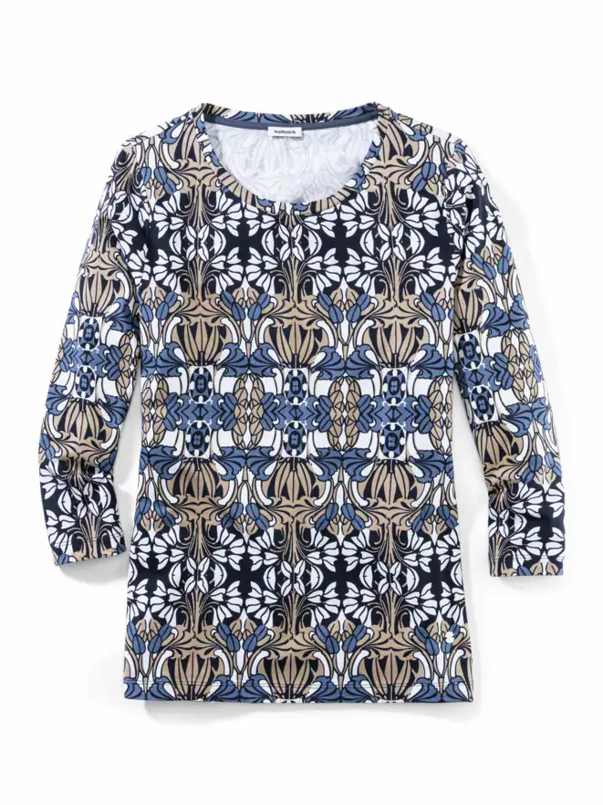Baumwollshirt Art deco