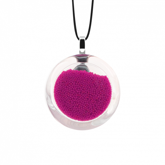 Pendentif en verre soufflé - Cachou Mini Billes
