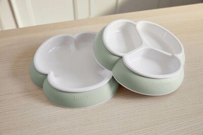 BabyBjörn Tallerkensett 2-pack, Lysegrønn