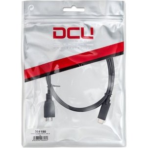DCU Advance Tecnologic 391180 câble USB 1 m Micro-USB B USB C Noir