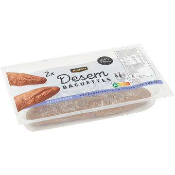 Jumbo - Desem Baguettes - Meergranen - 2 Stuks