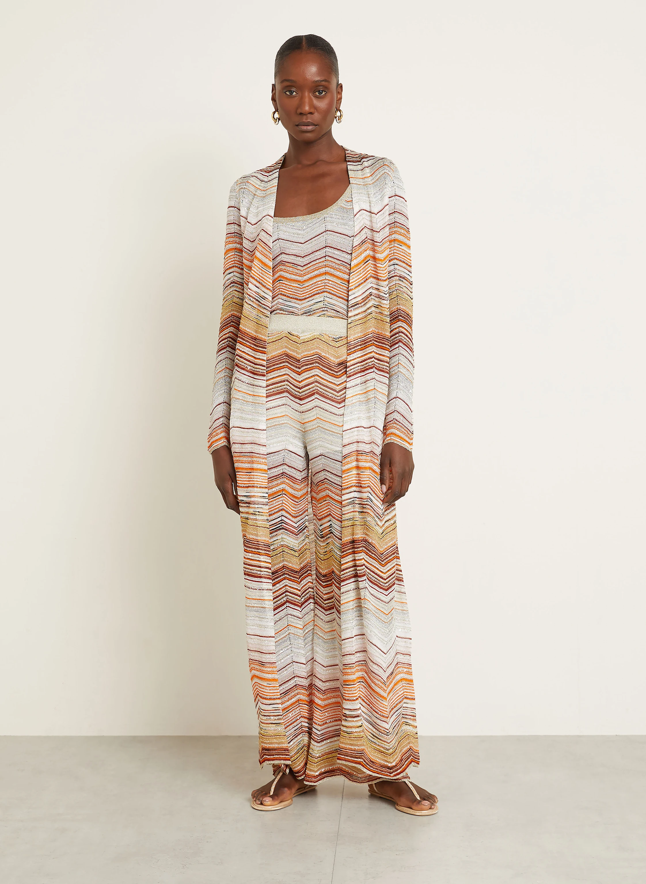 MISSONI Strickhose mit Glitzergarn und Pailletten
