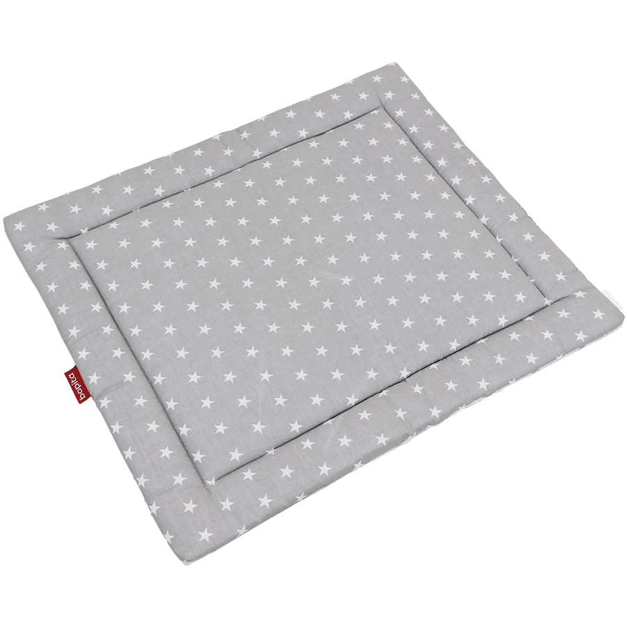 bopita Laufgittereinlage Sterne 95 x 75 cm grau  weiß