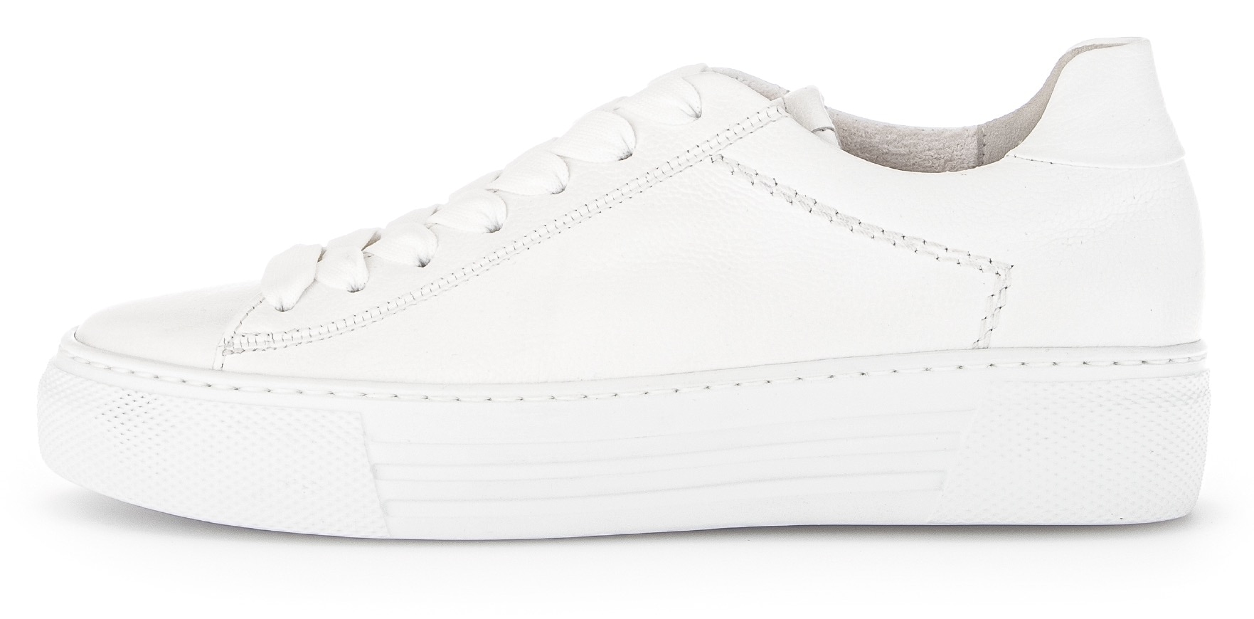 Gabor Plateausneaker »FLORENZ«  , Freizeitschuh, Halbschuh, Schnürschuh mit dezenten Ziernähten