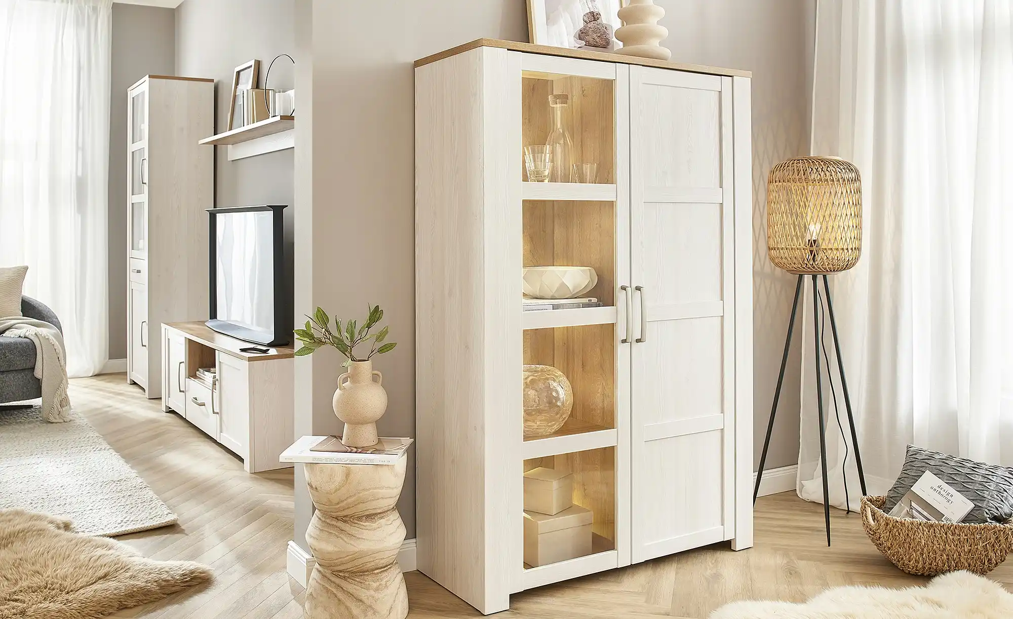 LED-Holzbodenbeleuchtung, 2er-Set Toneo