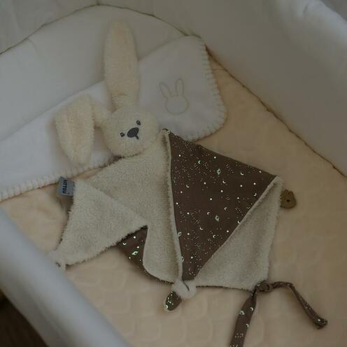 Maxi doudou Lapidou Glow avec motif imprimé vanille - NATTOU