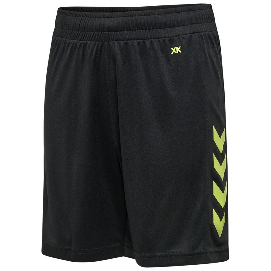 Hummel Short de Foot Core - Noir/Jaune Enfant