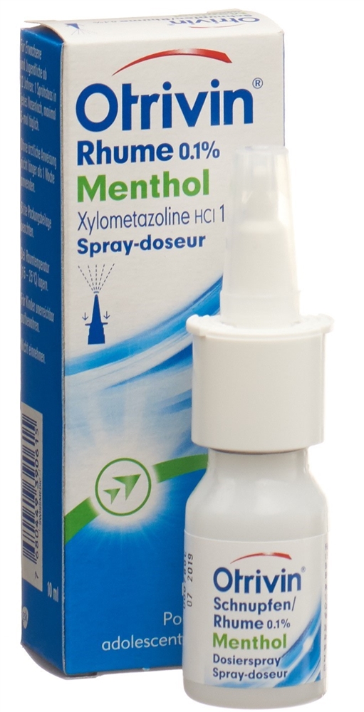 OTRIVIN Schnupfen Dosierspray 0.1 % Menthol Dosierspr 10 ml