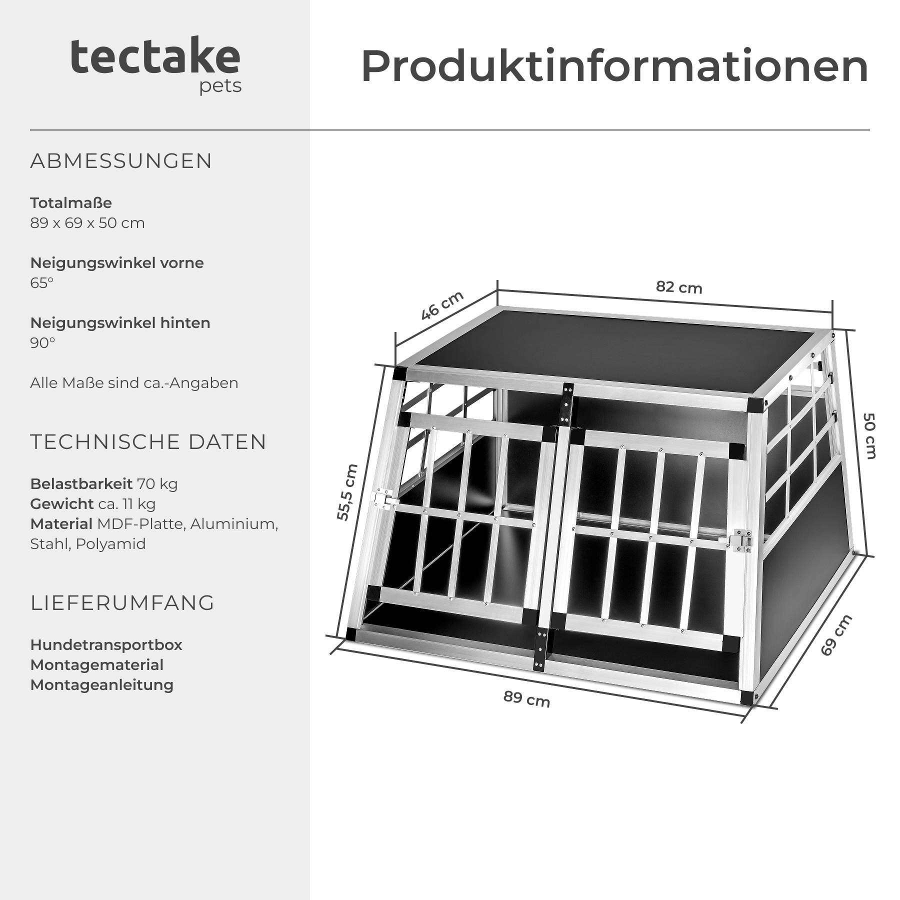 Hundetransportbox doppel