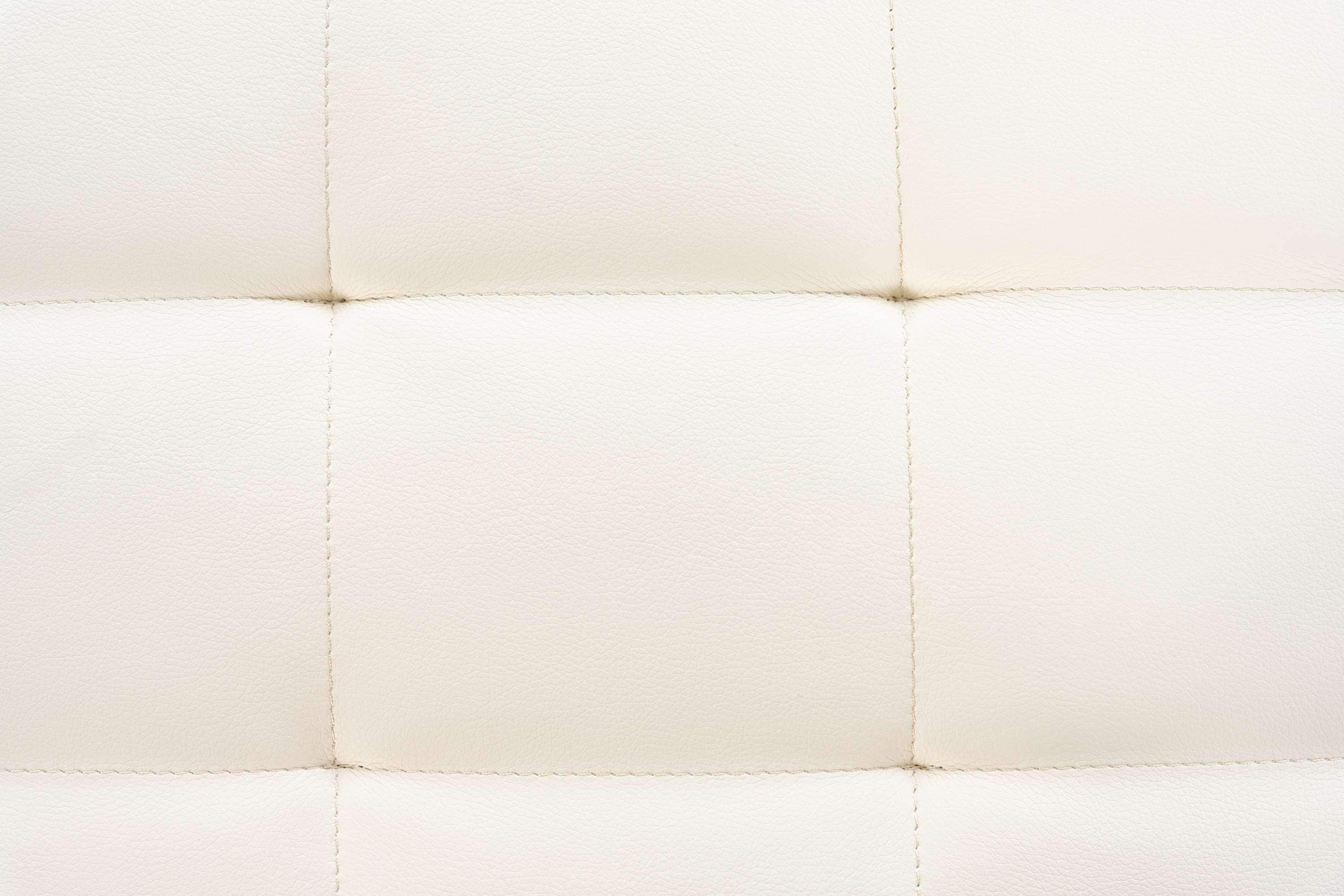 CLP Edelstahl Küchenbank Barci Kunstleder I Moderne 2er-Sitzbank Mit Polsterung Für Esszimmer Und Küche Und Büro I Sitzhöhe 48 CM